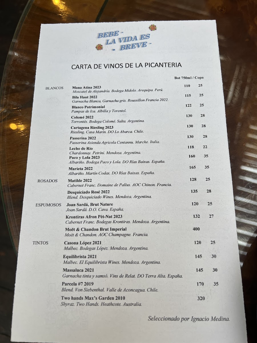 Menu La Picantería-8